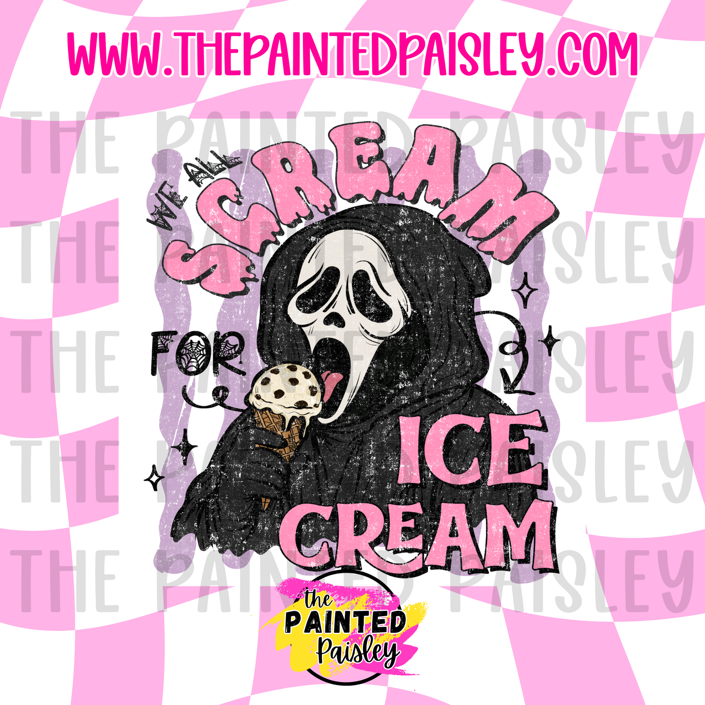 Square Cardstock - We All Scream