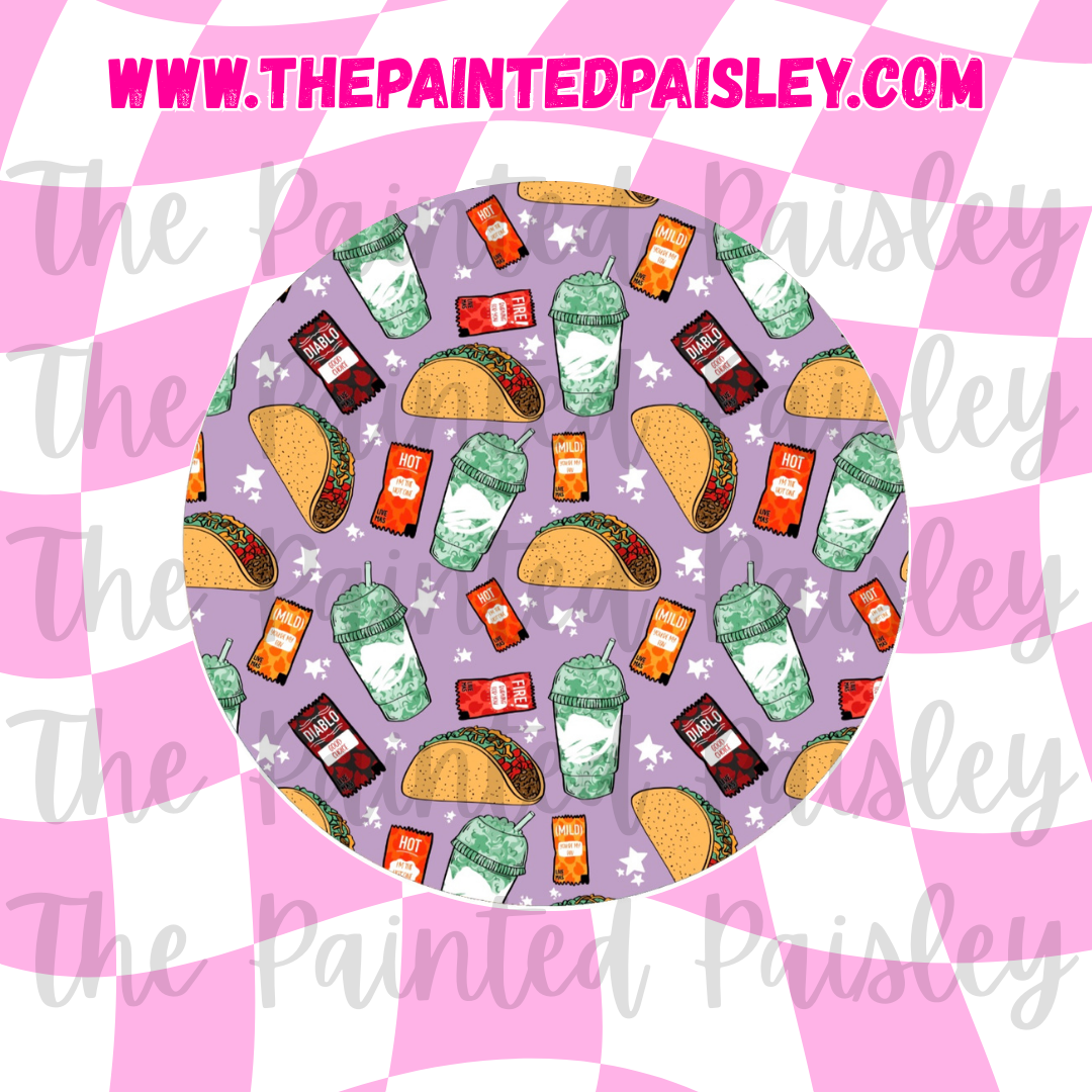 Round Cardstock - Tacos