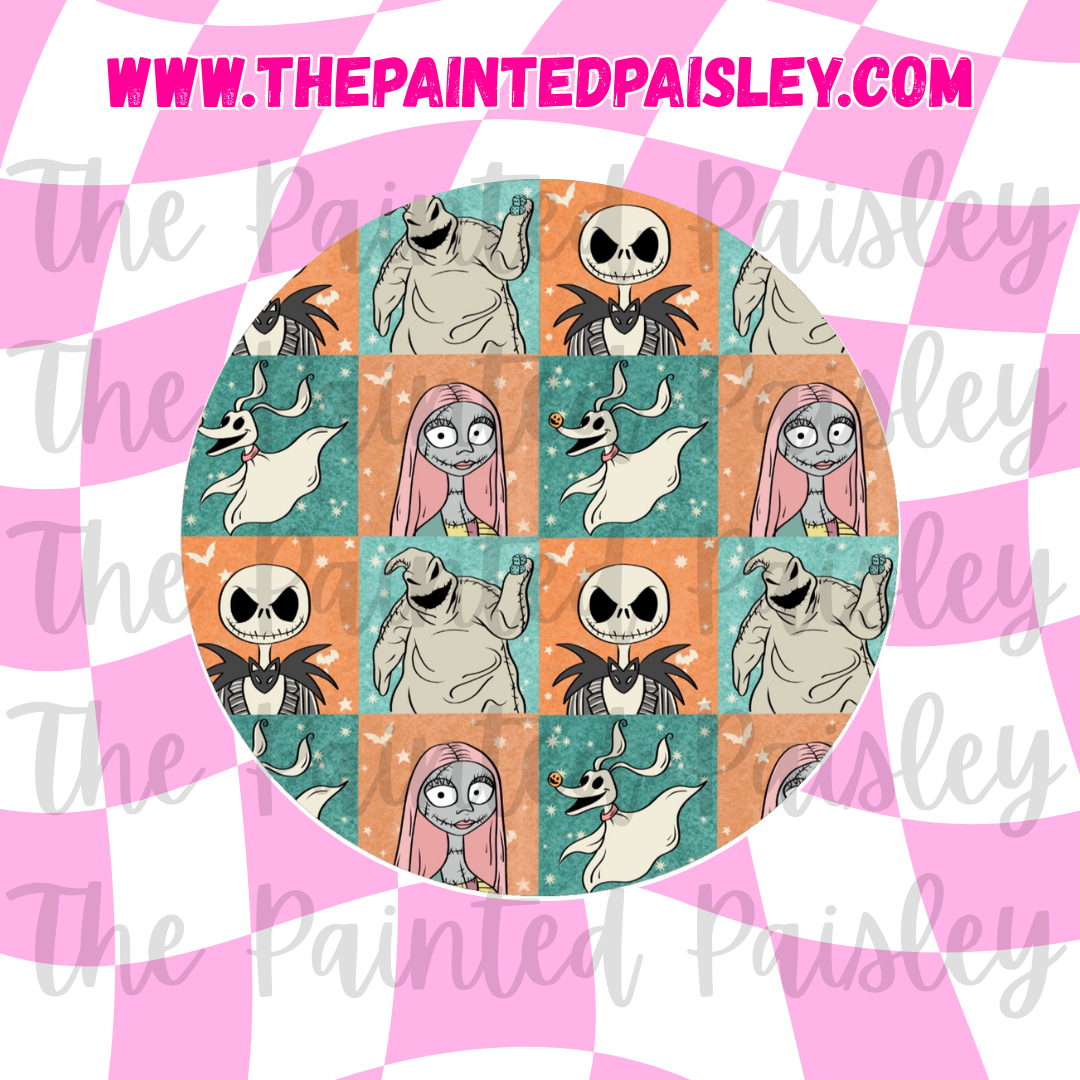 Round Cardstock - Orange nightmare