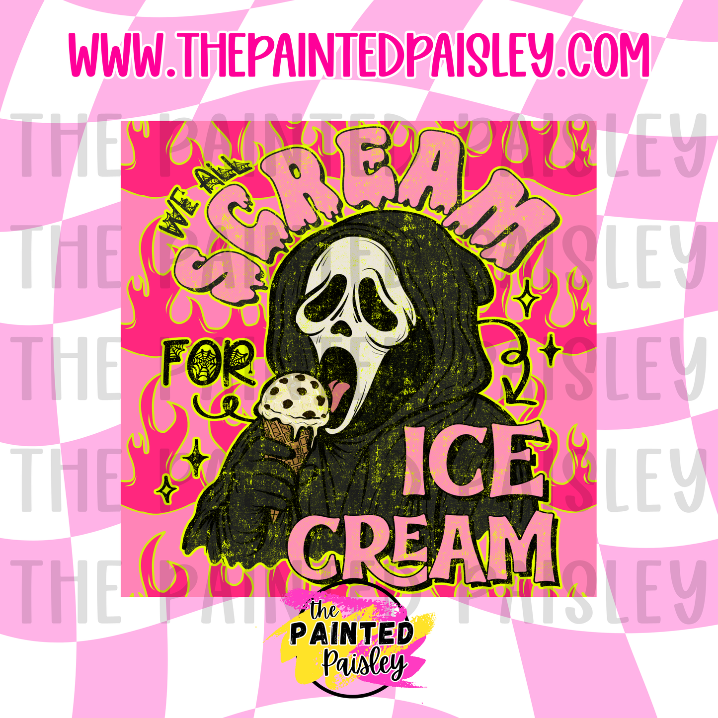 Square Cardstock - We All Scream