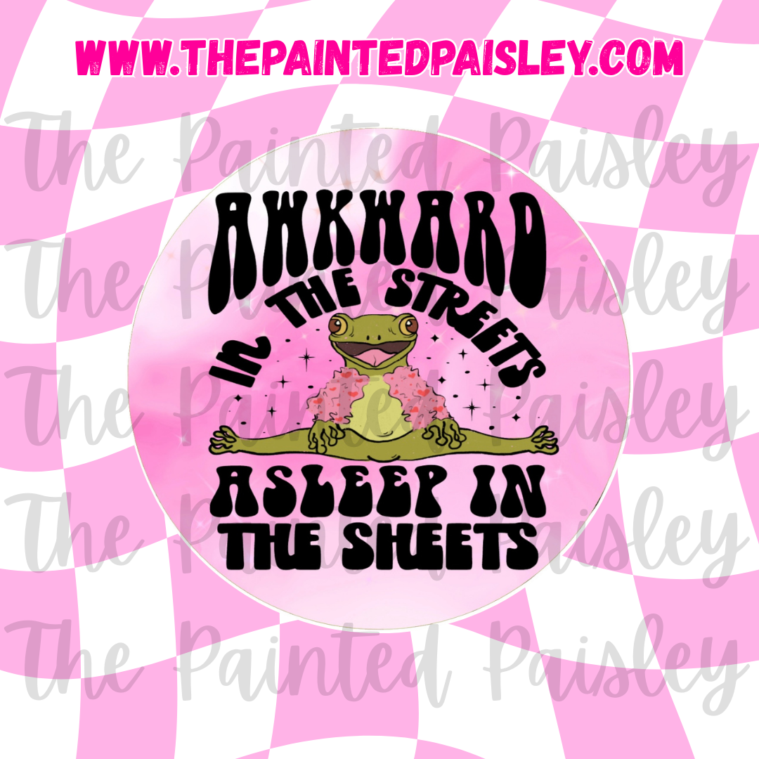 Round Cardstock - Awkward in the streets