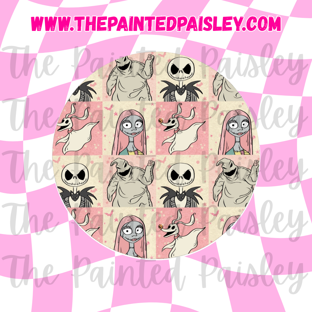 Round Cardstock - Pink nightmare