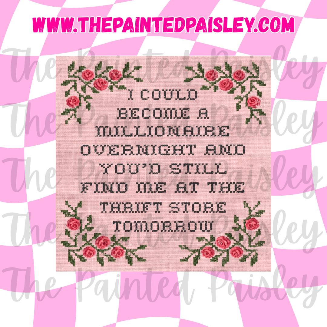 Square Cardstock - Thrift Store 2