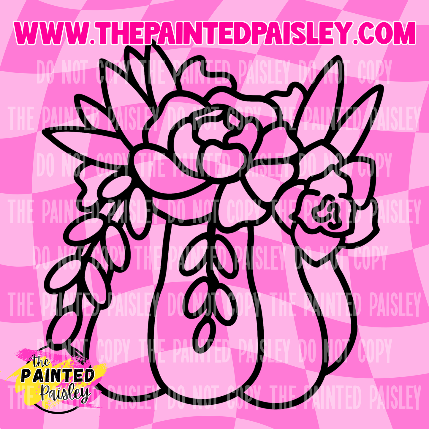 Floral Pumpkin - PNG