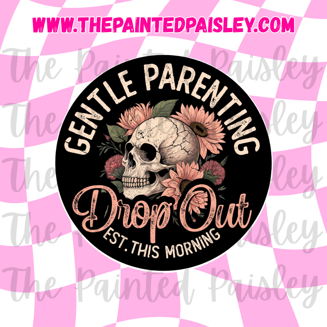 Round Cardstock - Gentle parenting drop out