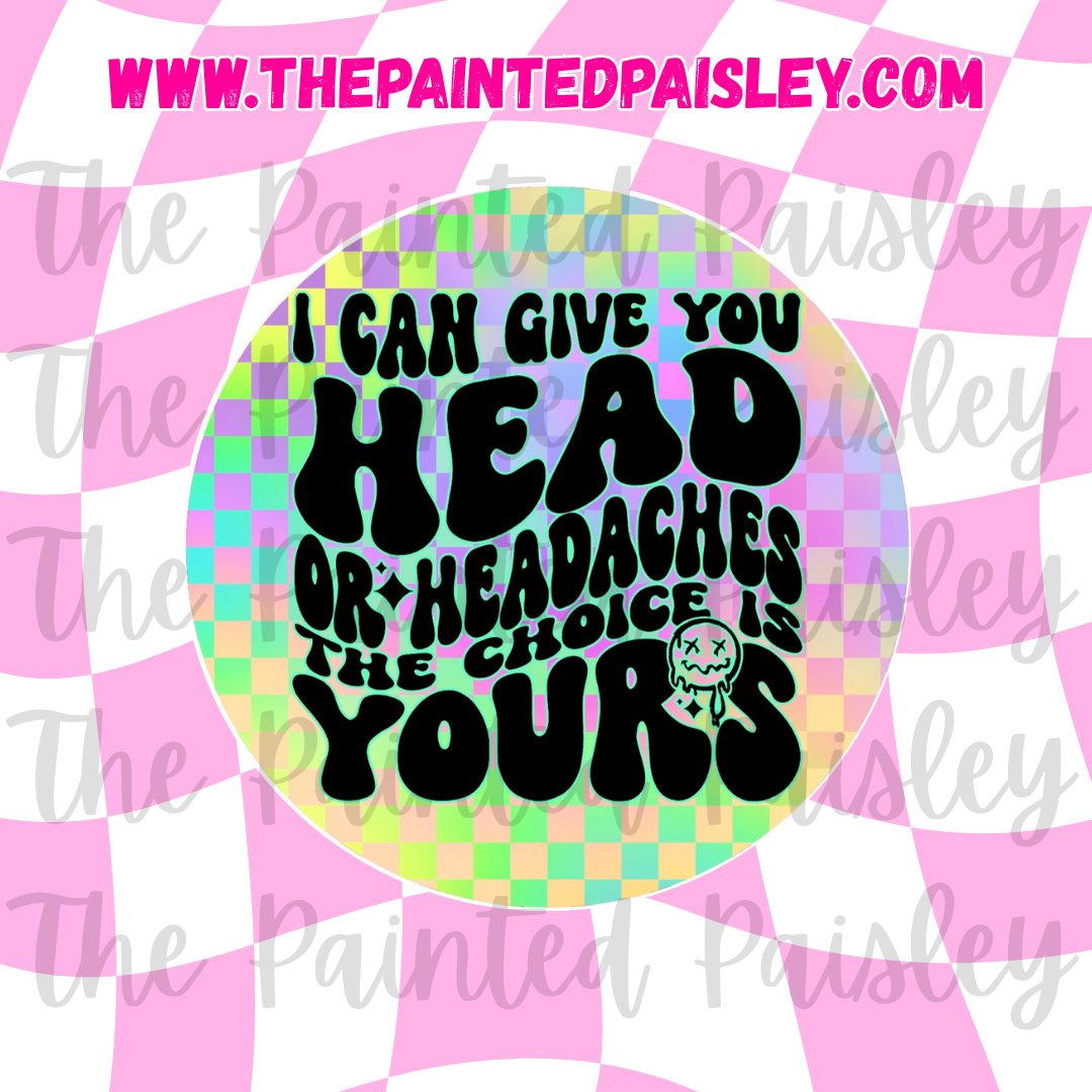 Round Cardstock - Head or headaches
