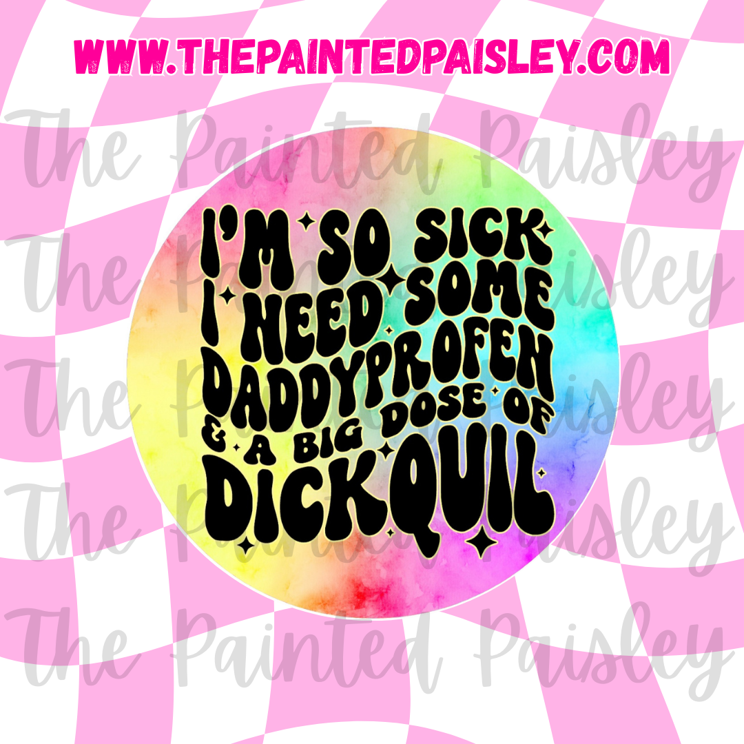 Round Cardstock - I'm so sick I need