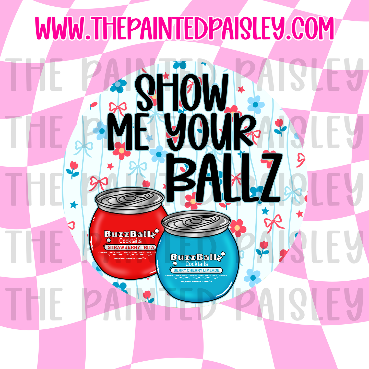Round Cardstock - Show Me Your Ballz