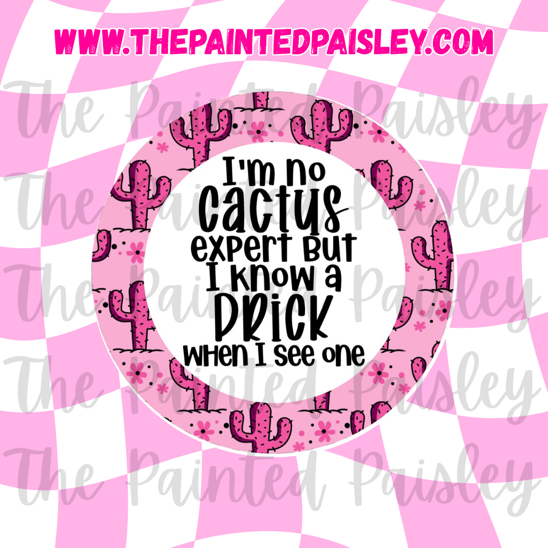 Round Cardstock - I'm no cactus expert