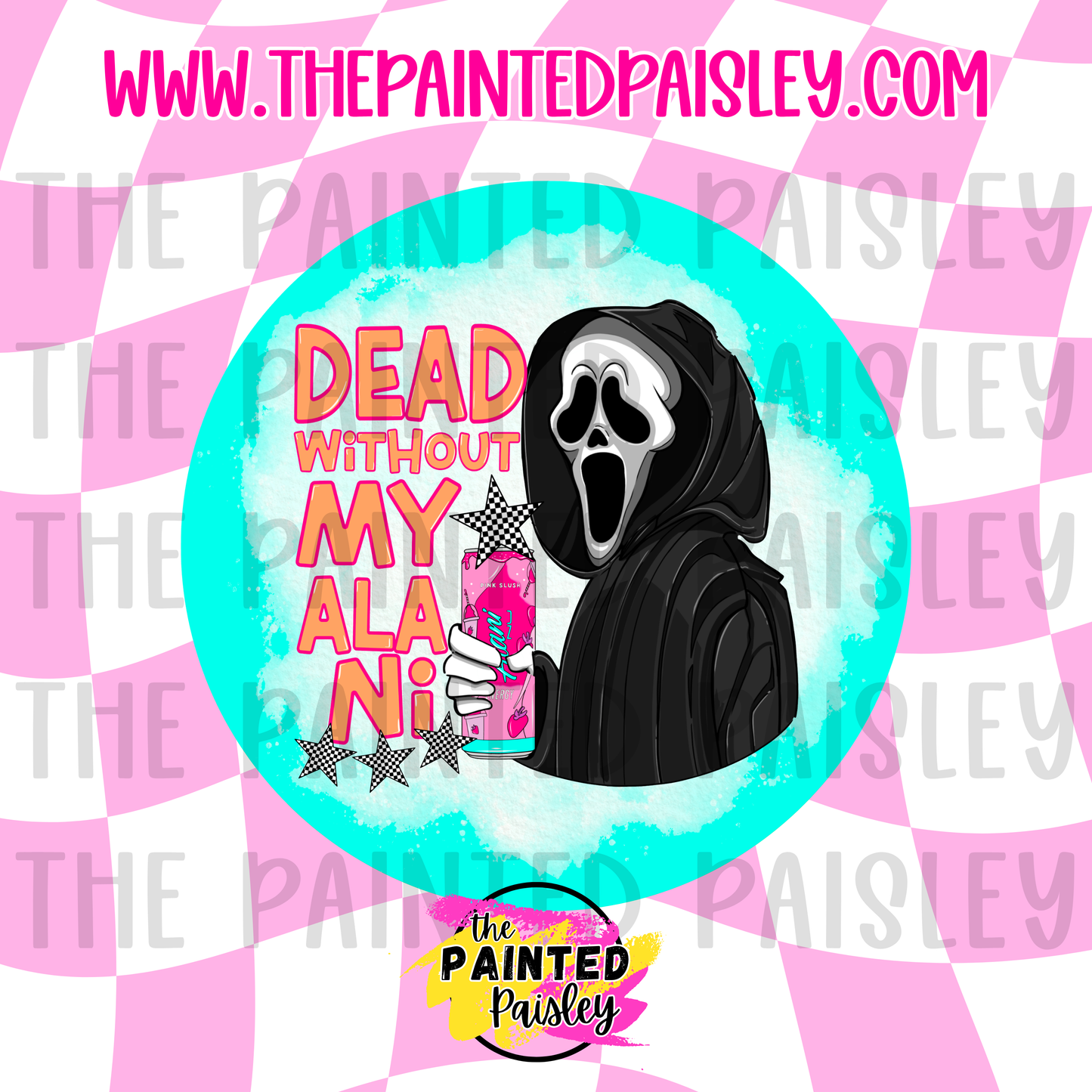 Round Cardstock - Dead Without My Alan!