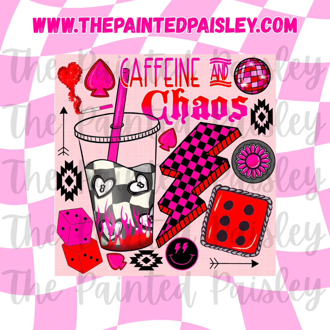 Square Cardstock - Caffeine and chaos