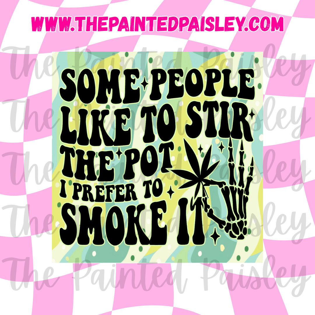 Square Cardstock - Some people like to stir the pot