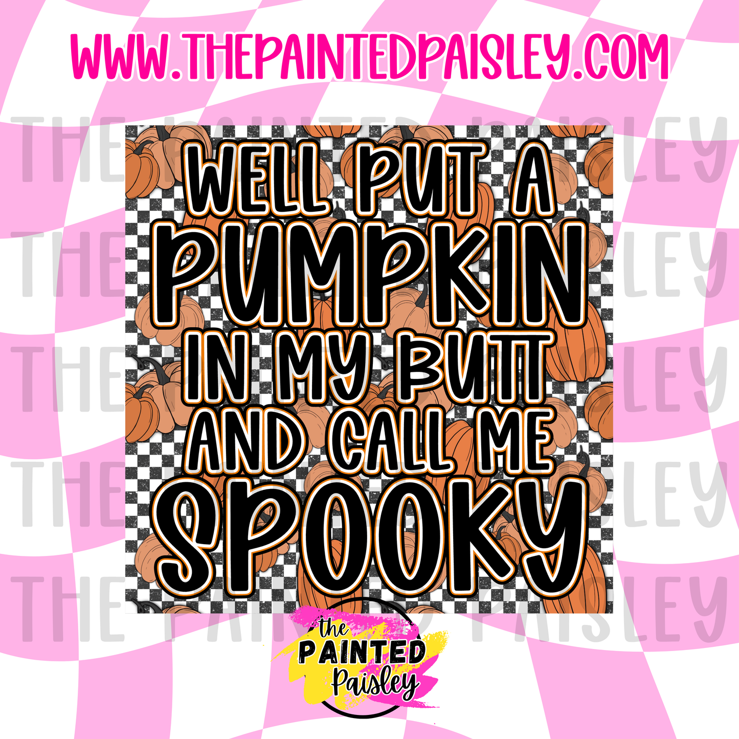 Square Cardstock - Call Me Spooky