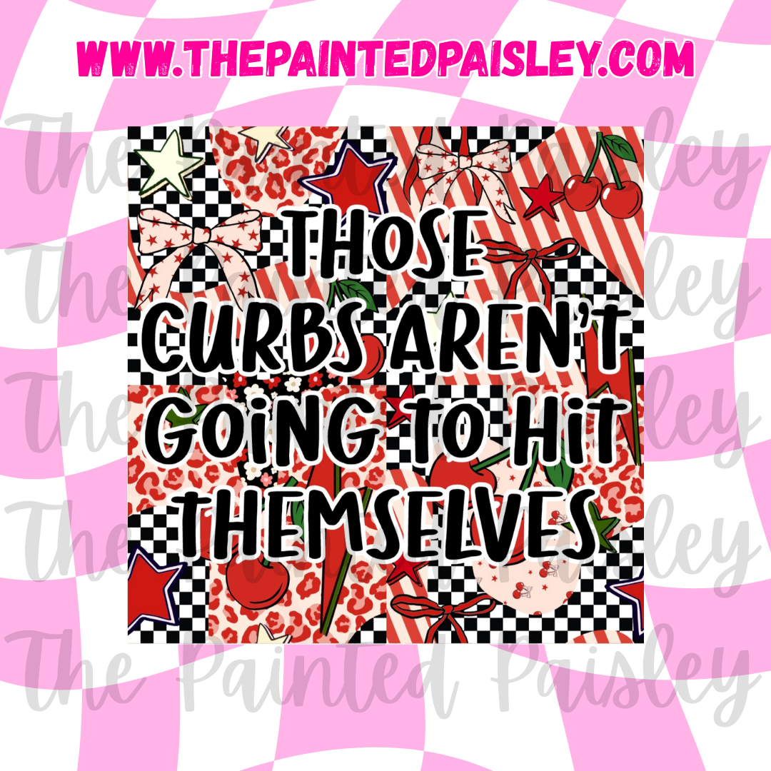Square Cardstock - Those curbs aren't going to hit themselves