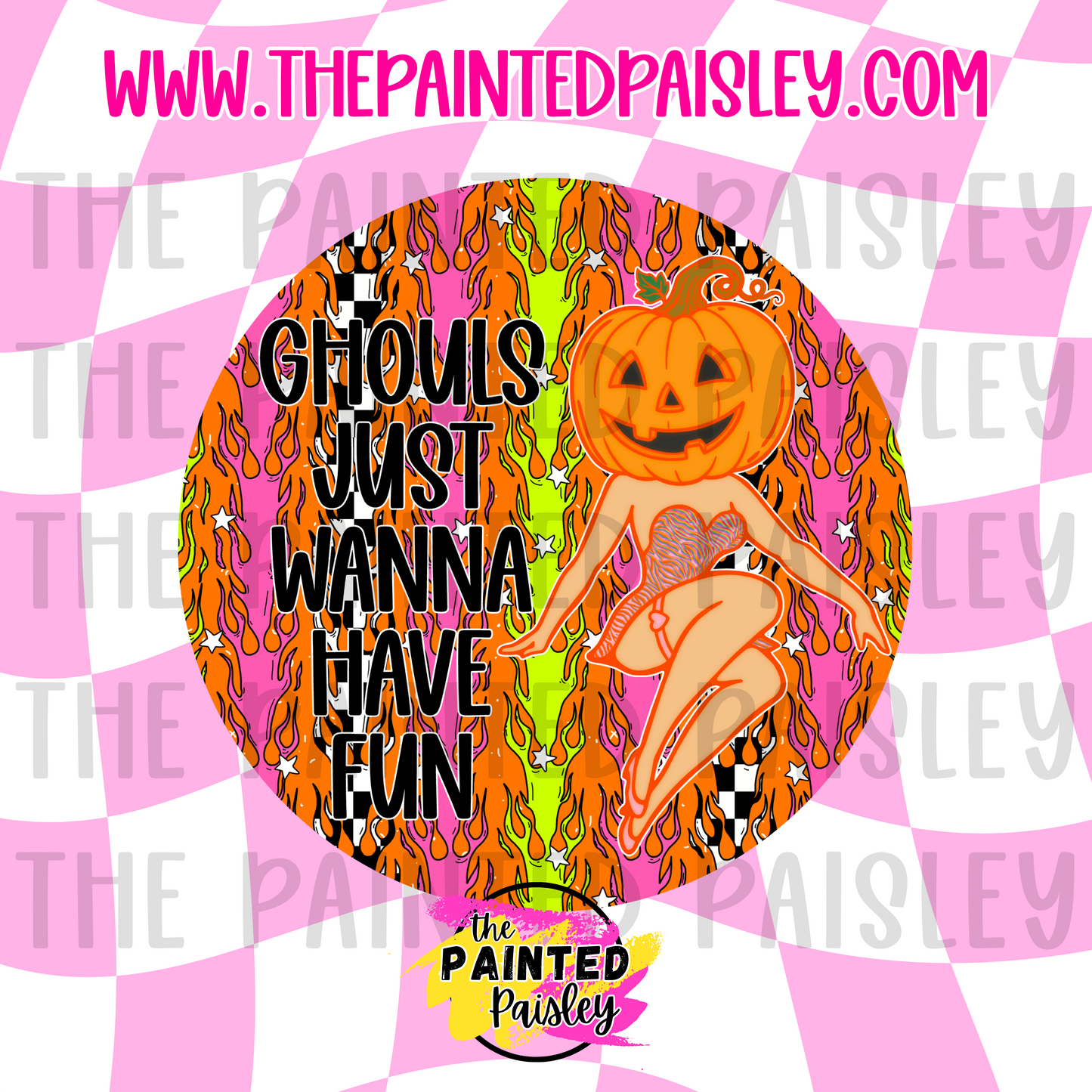 Round Cardstock - Ghouls Just Wanna Have Fun