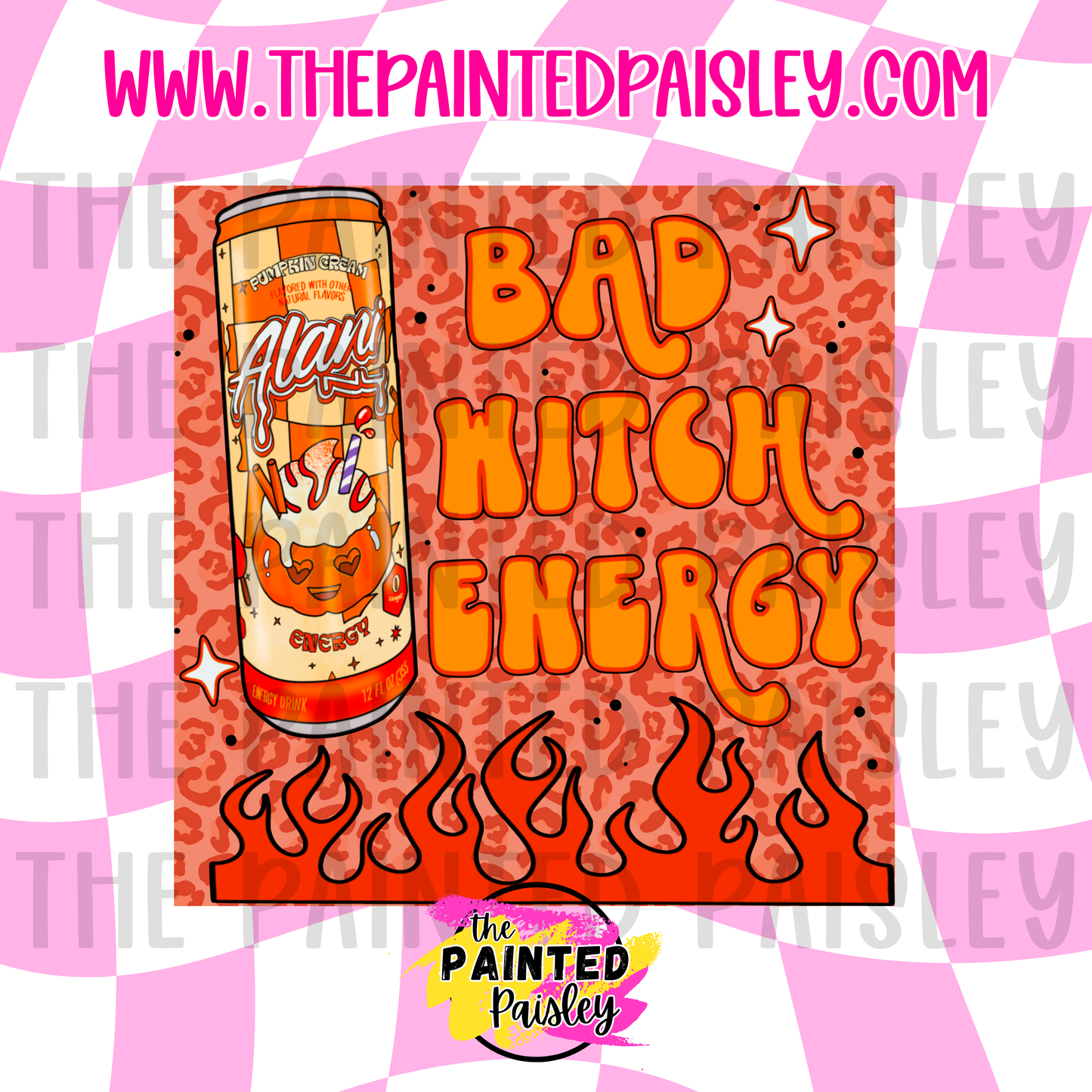 Square Cardstock - Bad Witch Energy