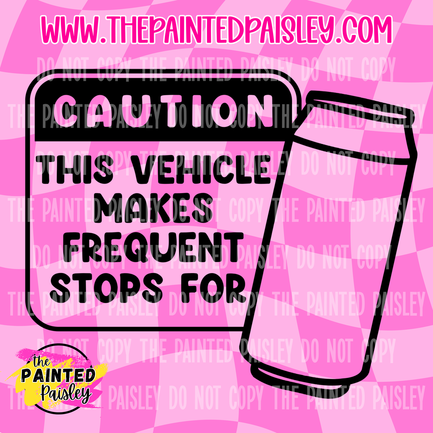 This Vehicle Makes Frequent Stops For Skinny Can - PNG