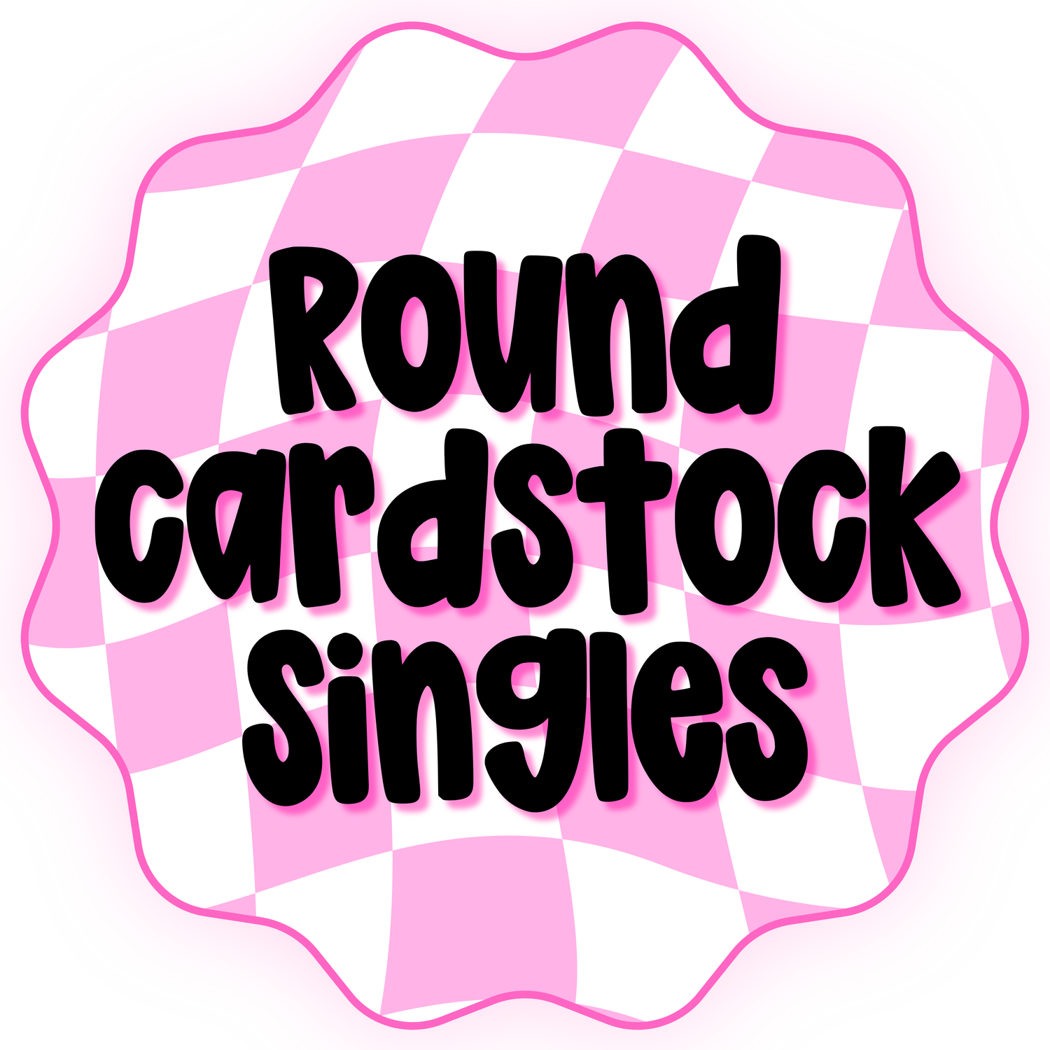 Single Circle Cardstock