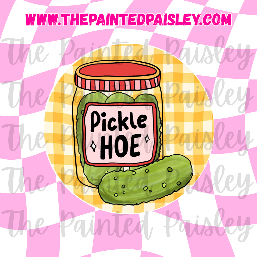 Round Cardstock - Pickle hoe