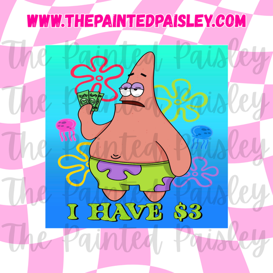 Square Cardstock - I Have $3
