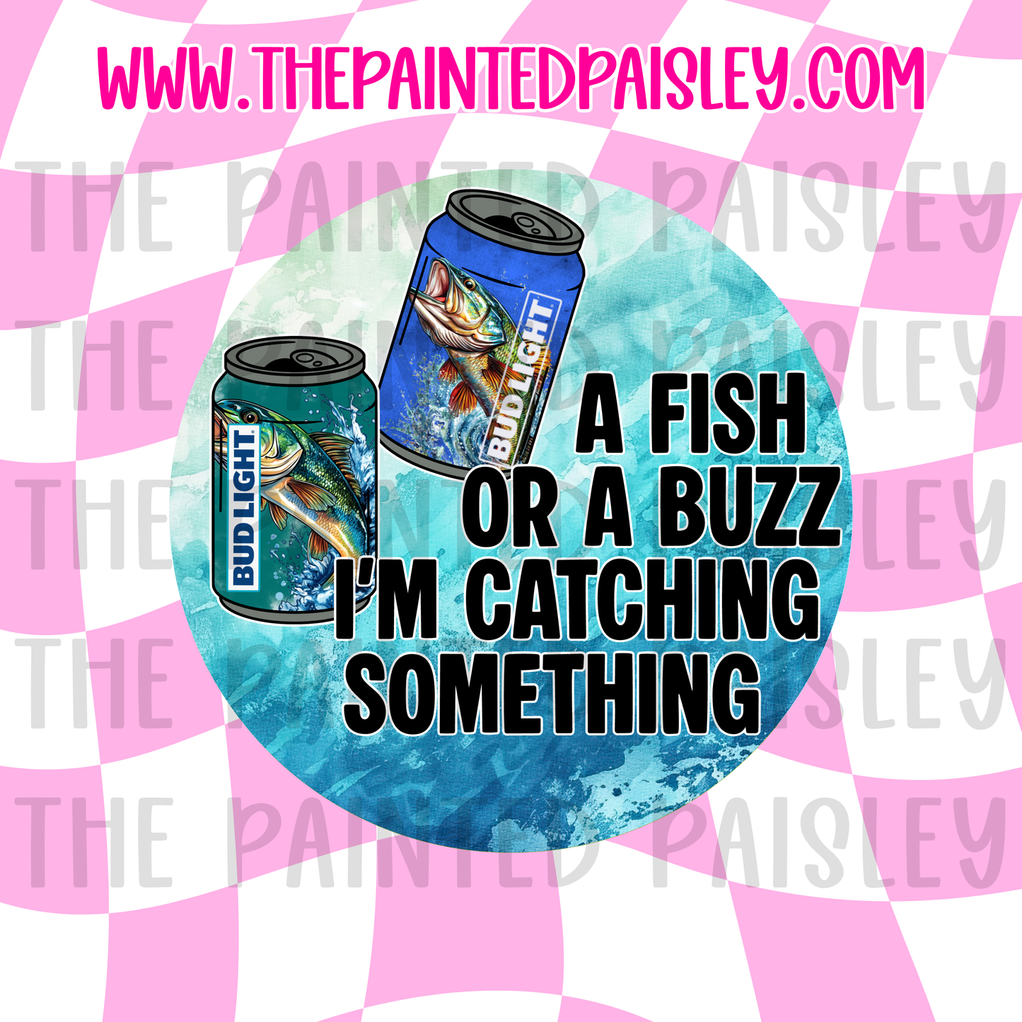 Round Cardstock - A Fish Or A Buzz