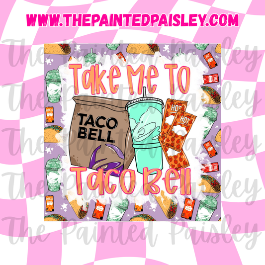 Square Cardstock - Take Me To Taco (Copy)