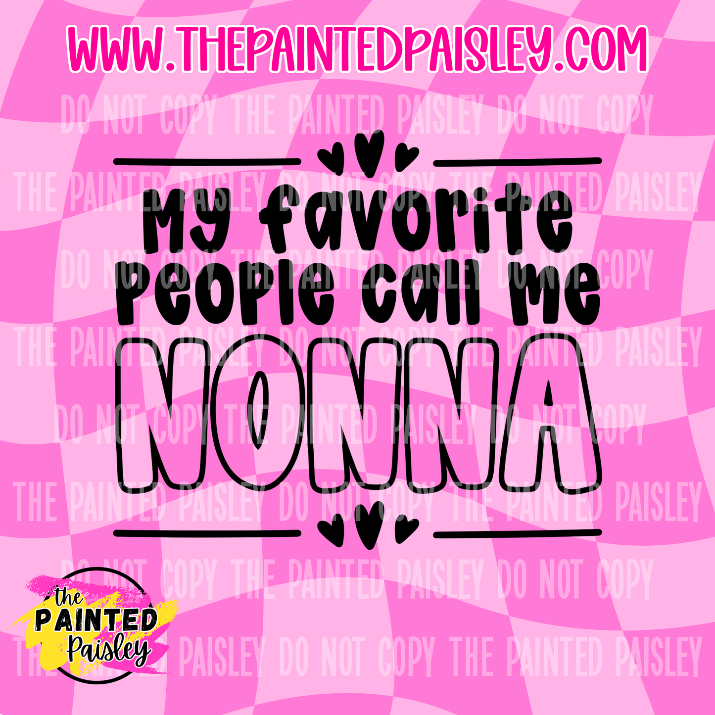 My Favorite People Call Me NONNA - PNG
