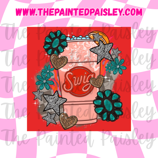 Square Cardstock - Dirty Soda