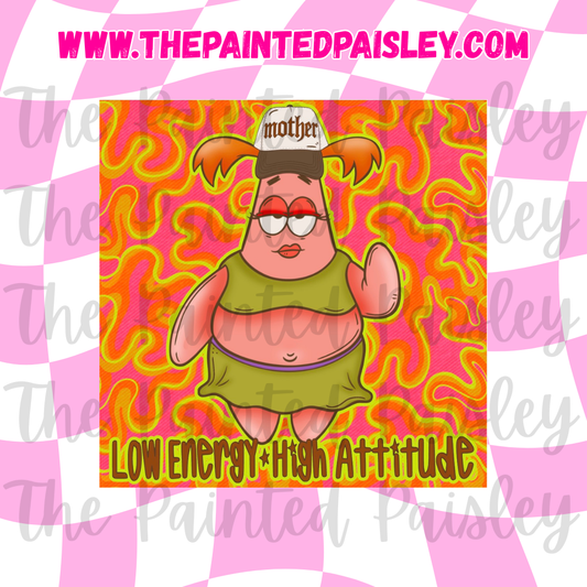Square Cardstock - Low Energy High Attitude