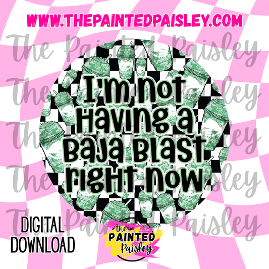 Digital Cardstock - I'm not having a blast