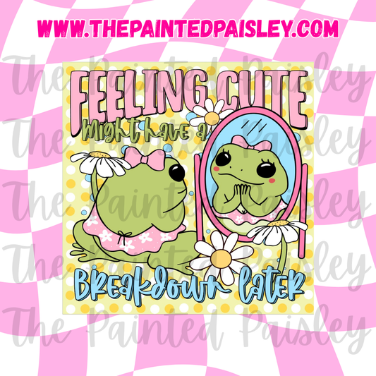 Square Cardstock - Feeling Cute