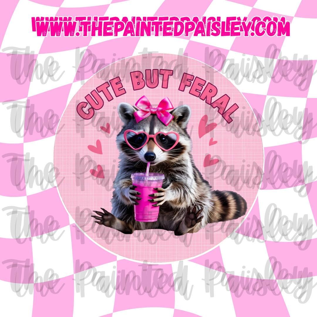 Round Cardstock - Cute but feral