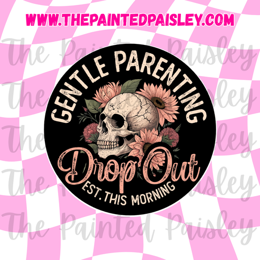 Round Cardstock - Gentle parenting drop out