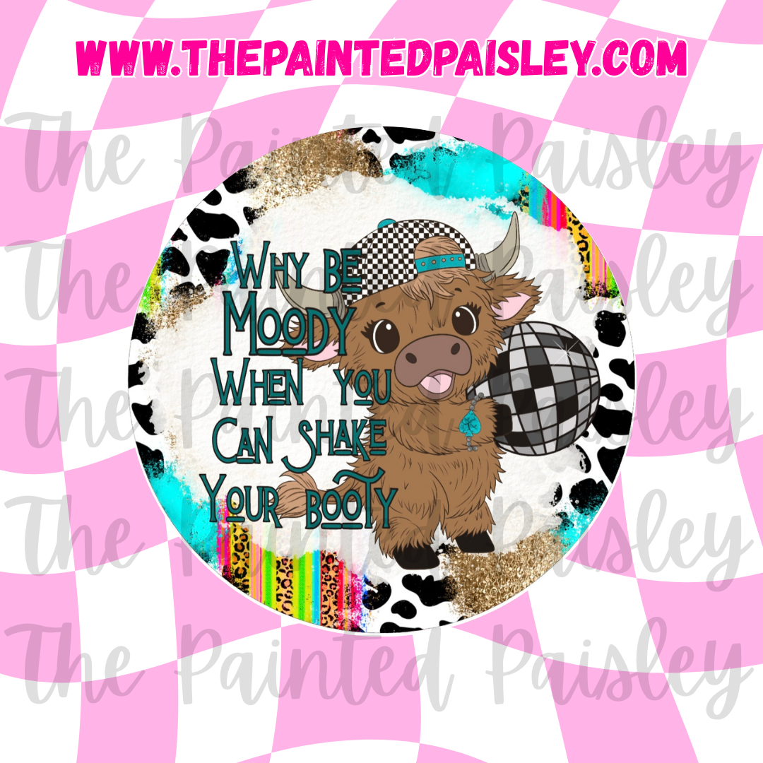 Round Cardstock - Why be moody