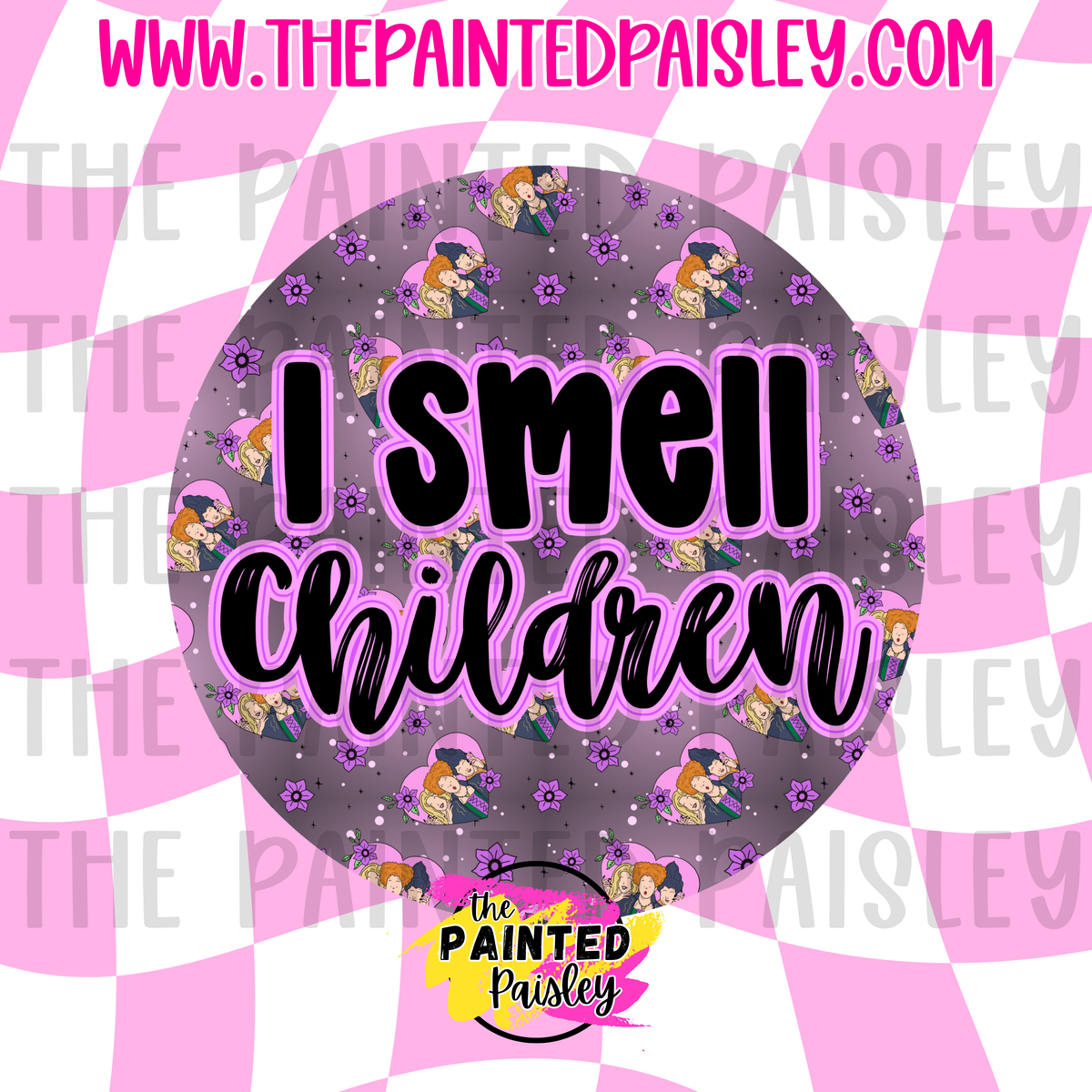 Round Cardstock - I Smell Children