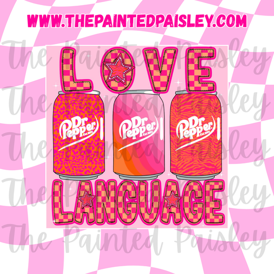 Square Cardstock - Love Language