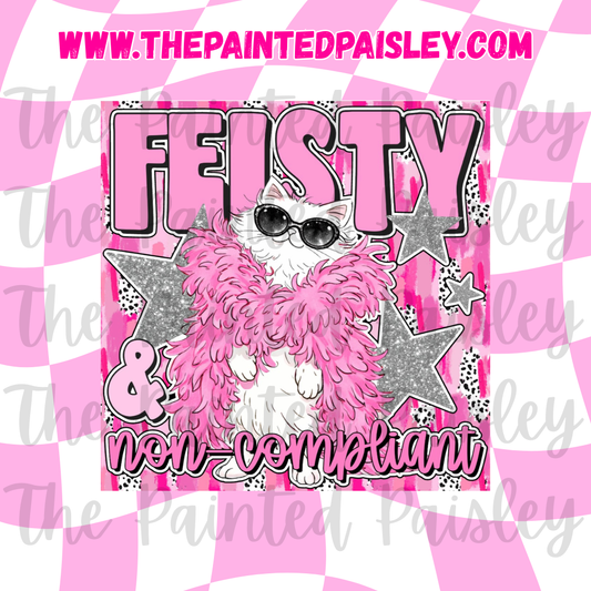 Square Cardstock - Feisty & non-compliant