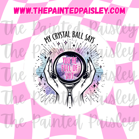Round Cardstock - My crystal ball says