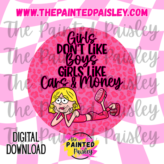 Digital Cardstock - Girls Don't Like Boys 2