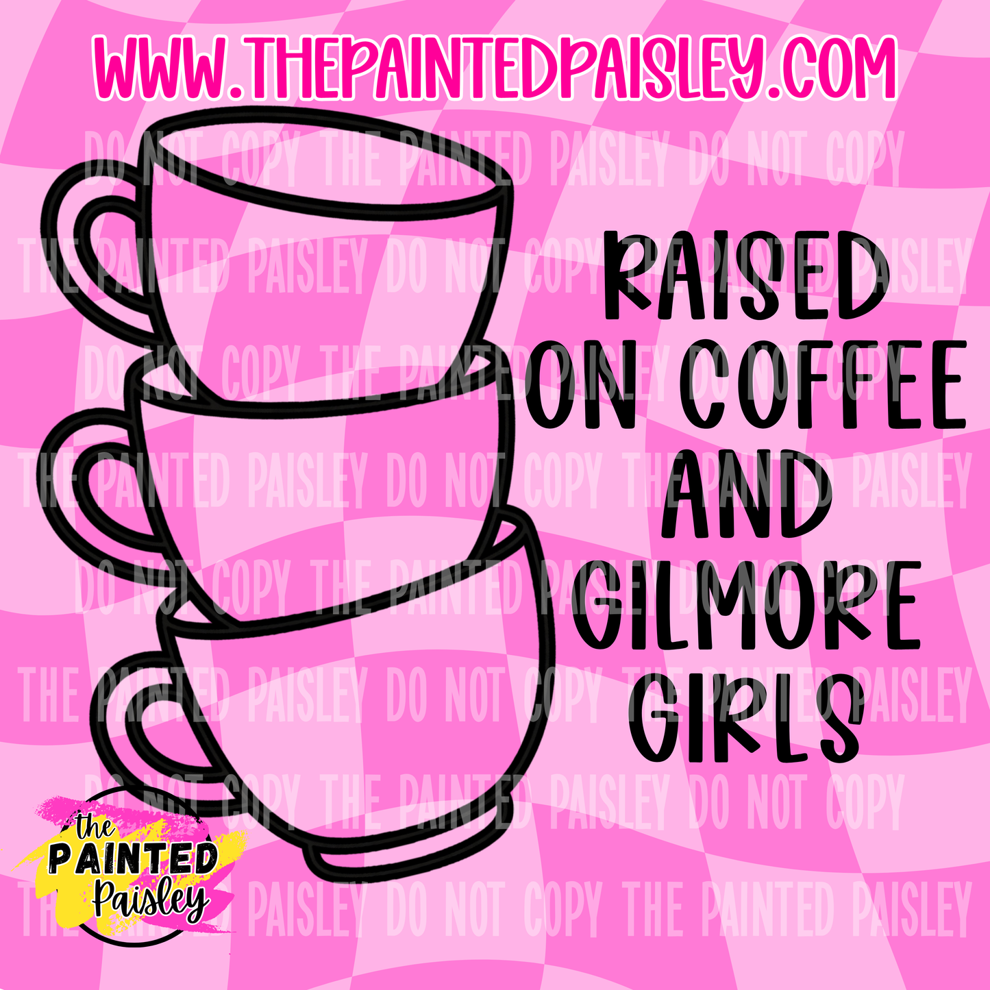Raised On Coffee And GG - PNG