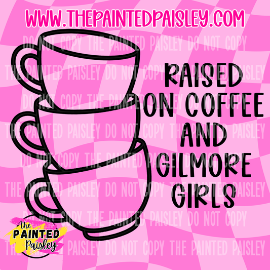 Raised On Coffee And GG - PNG