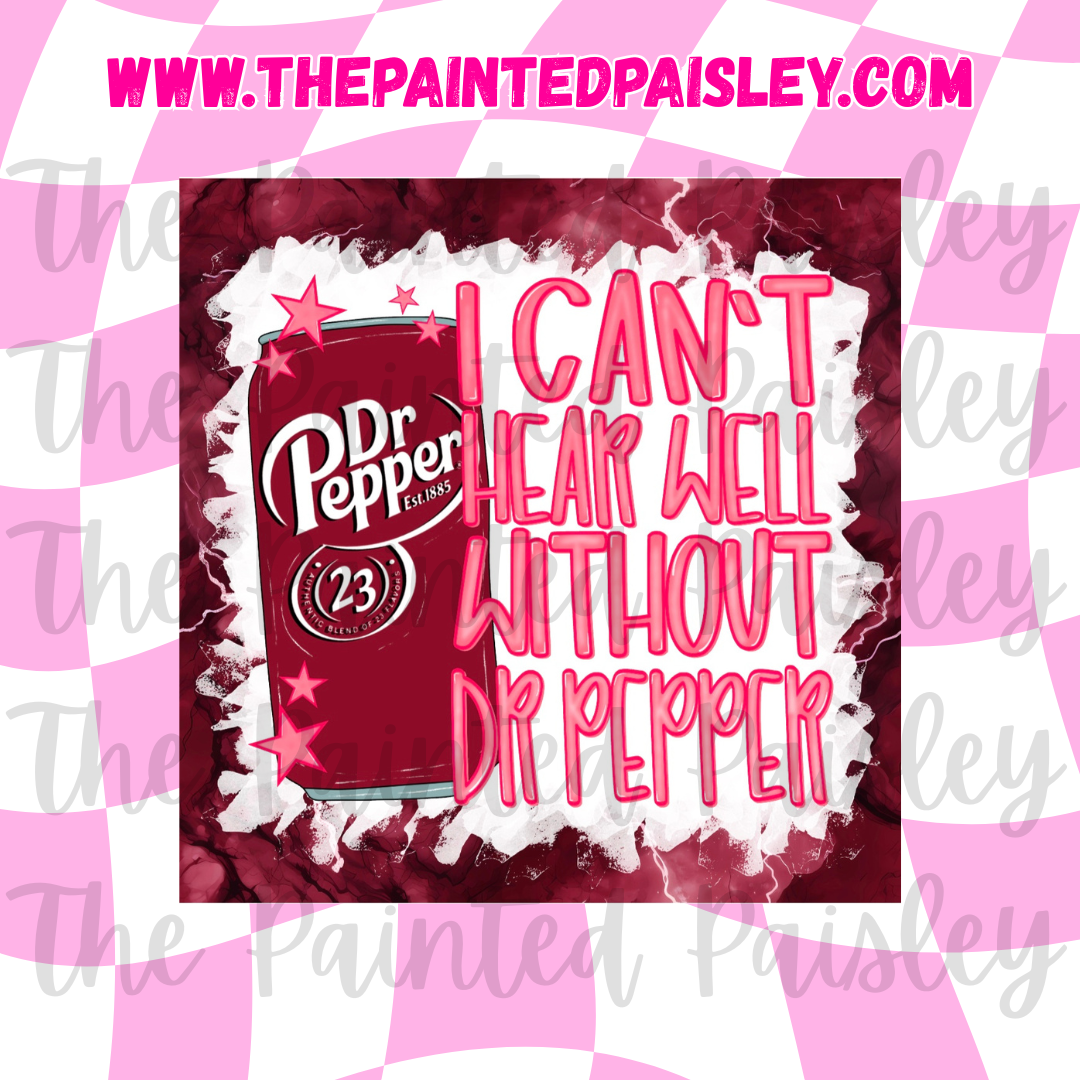 Square Cardstock - I can't hear well without