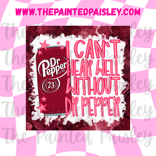 Square Cardstock - I can't hear well without