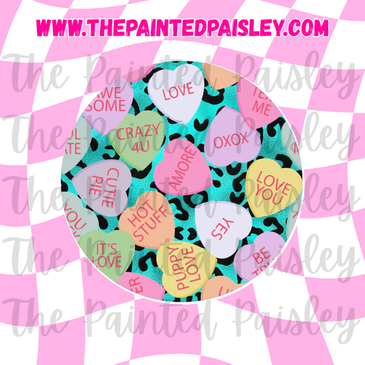Round Cardstock - Valentine hearts
