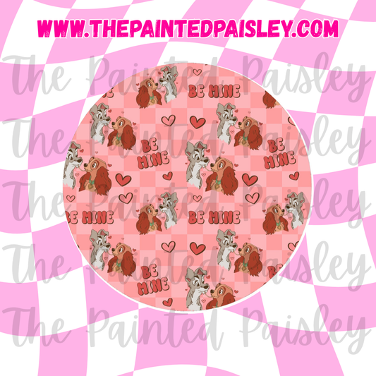 Round Cardstock - Be mine