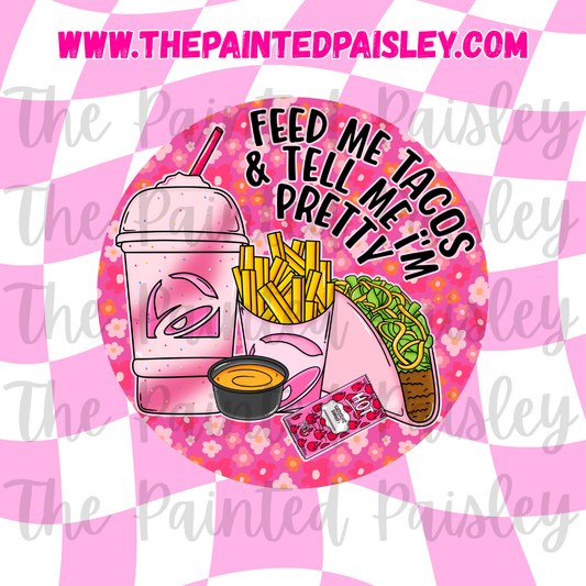 Round Cardstock - Feed Me Tacos 2