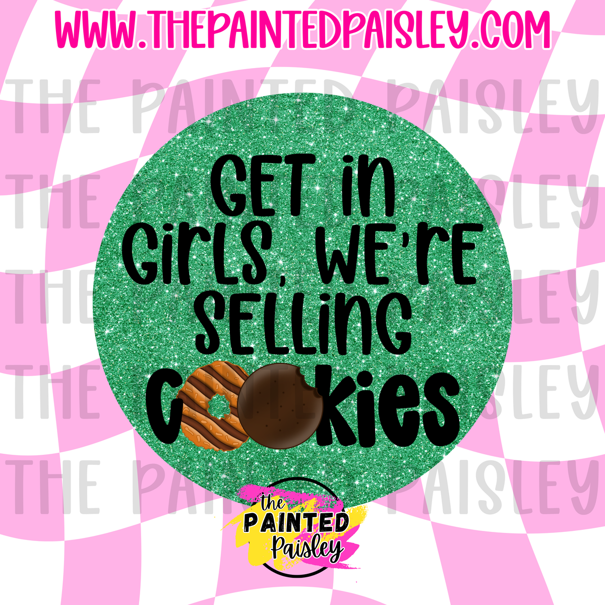 Round Cardstock - We're Selling Cookies