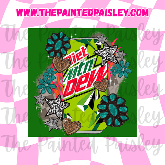 Square Cardstock - Diet Dew