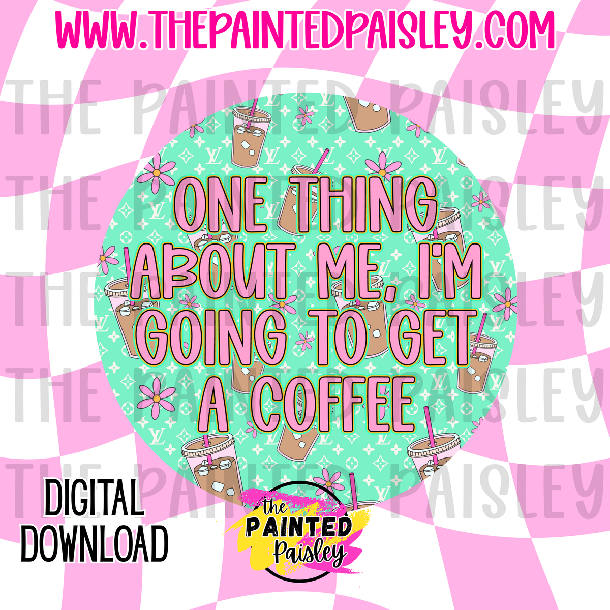 Digital Cardstock - One Thing About Me