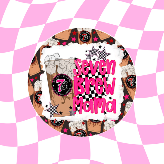 Round Cardstock - Seven Brew Mama